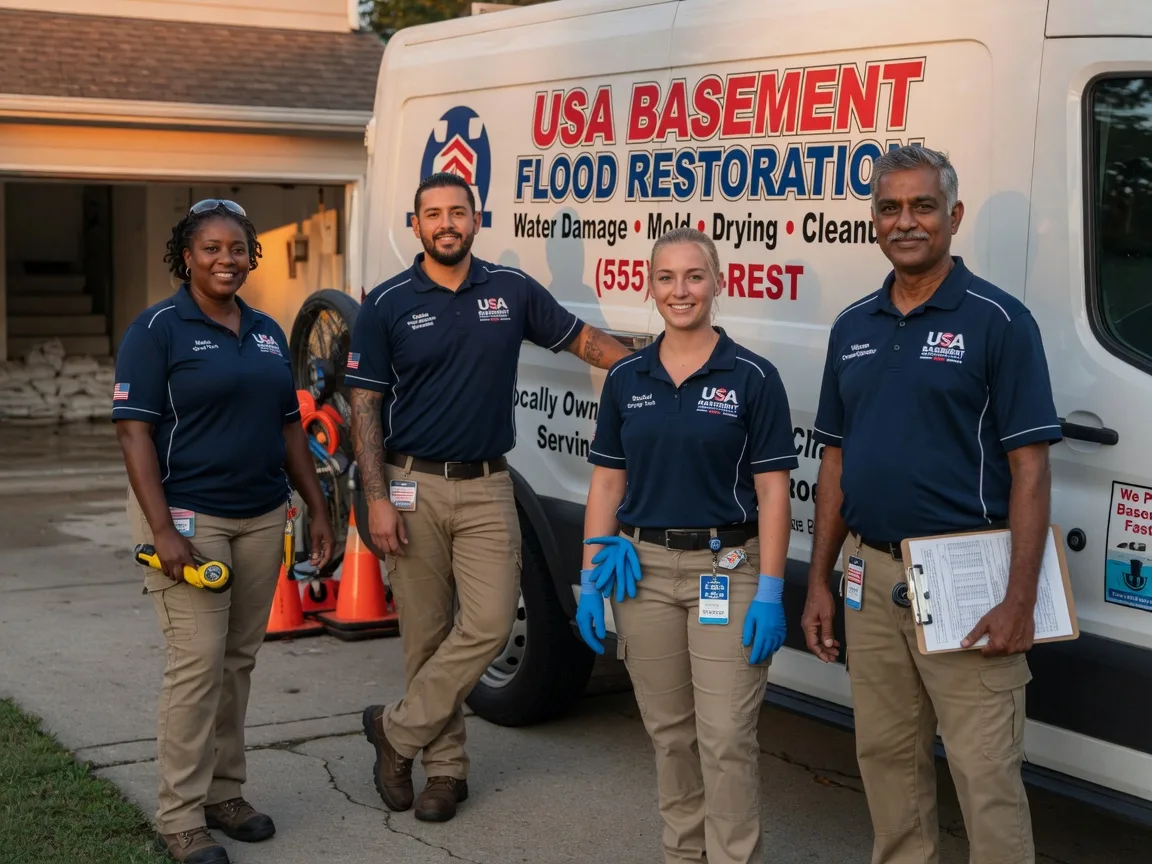 Basement Flood Cleanup company in Geff, IL