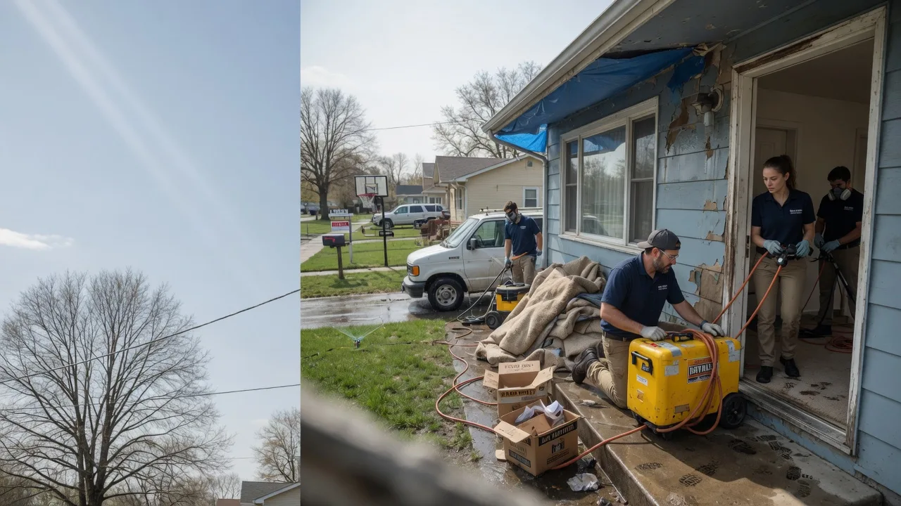 Basement Flood Cleanup in Geff, IL near me